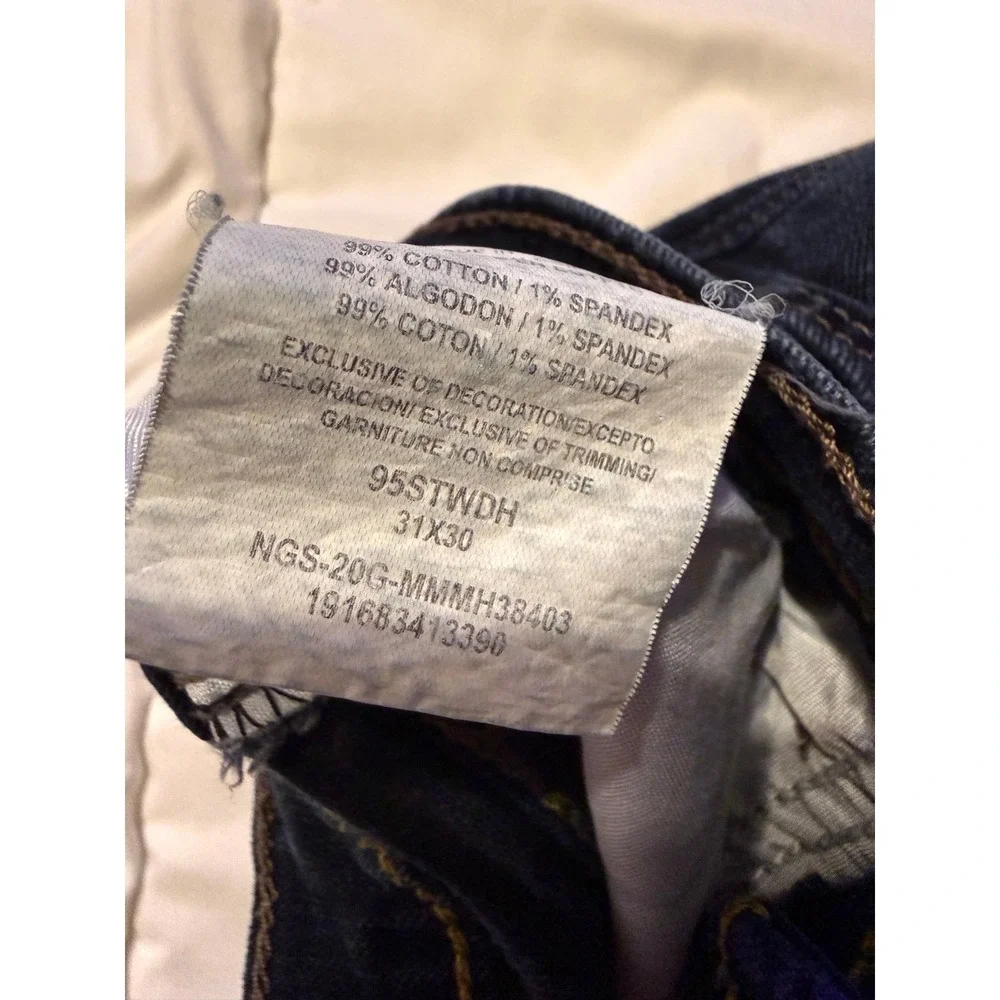 Wrangler Straight Fit Men's Jeans Size 31x30